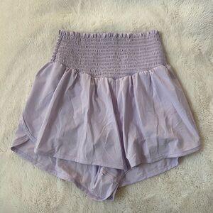 Lavender aerie athletic shorts
